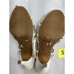 Jessica Simpson Womans  Primrose Stiletto Sandals 8.5 B White Strappy Open Toe Photo 6