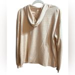 C&C California Graphic Lightweight Hooded Long Sleeve Top Oatmeal Beige Sz M Photo 1
