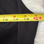 Loft ‎ Black Scalloped Midi Dress sleeveless with cutouts size 2 Photo 6