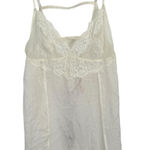 Intimissimi Silk Lingerie Babydoll Slip Dress Bride Honeymoon Romantic Womens Md White Size M Photo 0