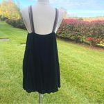 Umgee  Tank Top Small Black Crepe Embroidered Mirrored Accents‎ Photo 6