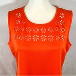 Cocomo orange floral cutout midi dress size large NWT Photo 1