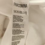 Fracomina White Lace Tank Top Size Small NWT Rhinestones Photo 9