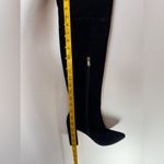 Adrienne Vittadini  Nilson Over The Knee Stud Zipper Tie Suede Boots Size 7 Photo 4