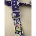 Vera Bradley Purple Heather Paisley Saddle Crossbody Hipster Bag Purse Quilted Photo 10