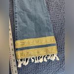 Show Me Your Mumu Miramar High-Waist Boyfriend Jeans Tassel Straight Leg 27 Photo 13