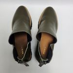 All Black Flatform Jungle Tread Womens Leather Camo Print Slip On Boots Size 38 Green Photo 8