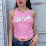Barbie razor back cropped tank top Size M Photo 0