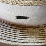 Nine West  100% Paper Brimmed Bucket Hat Grosgrain Bow Ribbon OS Photo 1