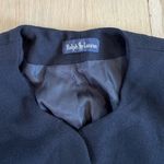 Ralph Lauren Blazer Suit Coat Jacket Navy Blue 100% Wool Vintage Size Medium Photo 1