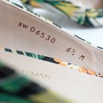 Stuart Weitzman Green Tropical Floral-Print Low Pumps Photo 10