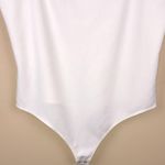 EXPRESS Women’s White Square Neck Tank Top Bodysuit Photo 2