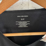 Van Heusen black floral short sleeve blouse Small Photo 2