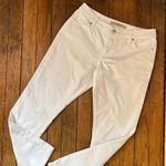Burberry Women’s  Brit Relaxed fit mid rise white denim jeans size 28 Photo 3