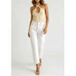 With Jean WITH JÉAN Erin Wrap Around Top, Buttercream, Medium Photo 1