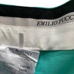 Emilio Pucci SZ 10 blue straight leg cropped pants Photo 5