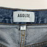 AGOLDE Cooper Cargo Denim Blue High Rise Boho Jeans Sz 23 Photo 1