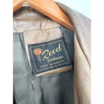 Vintage 60's 70's Reed Sportswear Leather Jacket Brown Coat Men's Made USA Size L Photo 2