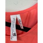 Pink Owl Apparel Coral Coral Pink Black White Aztec Print Dress Size Small Photo 2