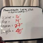 Steve Madden  payton pants in cream color size Large wide leg smocked waist Photo 3