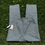 Cupcakes and Cashmere NWT  Black White High Rise Gingham Pull On Crop Pants Photo 3