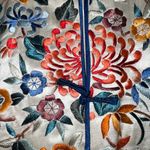 Spectacular Vintage 1930s/40s Embroidered Silk Kimono! Red Size L Photo 8