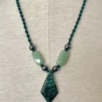 Aventurine hematite pendant necklace Photo 0