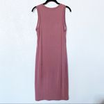 Mikey & Joey Crewneck Sleeveless Dress Mauve Size Large Photo 8