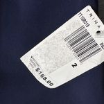 Trina Turk NWT  Charleston Shift Ruffle Dress Cap Flutter Sleeve Navy Blue Sz 2 Photo 8