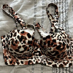 Time And Tru Leopard Bikini Top Photo 0