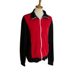 Vintage 90s Red & Black Track Jacket Size XL Photo 1