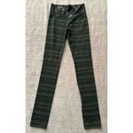 Lululemon  Women's Skinny Groove Pant II Green Butterfly Fatigue‎ Leggings Sz 4 Photo 3