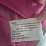 Vintage Carolina Colours Pink Faux Leather Blazer Jacket Barbie Size XL Photo 3