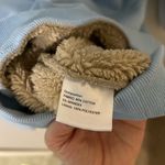 Sky Blue Women's Sherpa Lined Crewneck Sweatshirt Size Small Photo 3