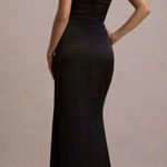 Club L  London Maxi Dress black asymmetrical Photo 2