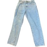 Nasty Gal  Women's Straight Leg Light Wash Blue Jeans Size‎ 8 Photo 10