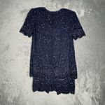 Brilliante by JA Dress Womens Medium Petite Blue Beaded Layered‎ Party Formal Size undefined Photo 2