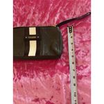 L.A.M.B. Green Clutch Leather Vintage Wristlet Striped Y2K Photo 6