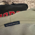 Brandy Melville  Sage Green Zip-Up Hoodie Photo 2