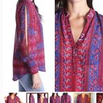 Kut From The Kloth Kut from‎ the Kloth Womens Blouse Cold Shoulder Cottage Floral Size Small Office Photo 2