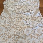 The Clothing Company Size Medium Off White Nude Lace Mini Dress New Photo 2