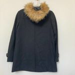 Cole Haan NWT Signature Wool Blend Faux-Fur-Trim Hooded Duffle Coat Size 4 Photo 6