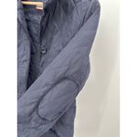 Hunter Women's Navy Blue Quilted Long Sleeve Collared Jacket Size 4 Photo 2