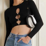 Reformation Vernon long sleeve crop top Medium Photo 0