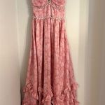 V. Chapman The Scarlette Dress in Pink Peony Print Size 2 Photo 0