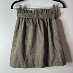 Urban Outfitters UO  Penelope Plaid Paperbag Wrap Skirt Small Photo 5