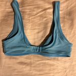Aerie  Blue Scoop Neck Bikini Top Photo 1