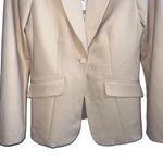 Cinq à Sept NEW NWT Cinq A Sept Kym Zipper Sleeve Blazer Jacket In Sand Photo 5