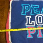 PINK - Victoria's Secret Vintage Y2k Victoria's Secret PINK Peace Love Pink Peace Sign Duffle Tote Bag Photo 1