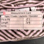 Denim And Company Womens Blouse Size 3X Top Lavender Taupe‎ Striped Cutout Purple Photo 8